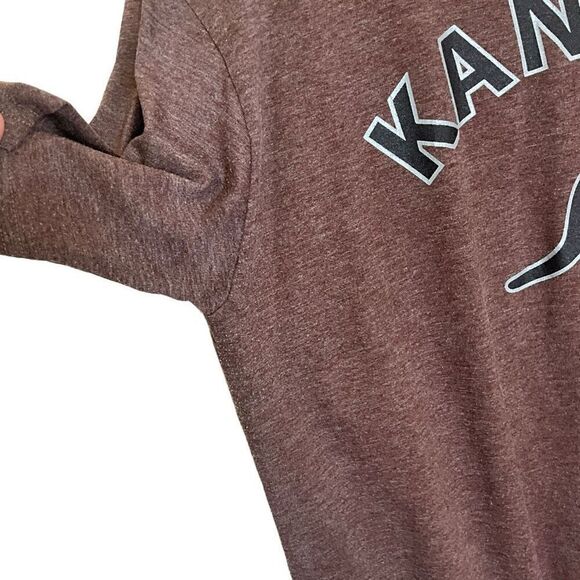 Kangol Mens Size Medium Graphic Tee T Shirt Brown Crewneck Short Sleeve - Picture 3 of 6